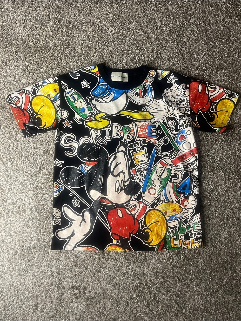 Vintage Call Me Again Mickey Mouse Shirt